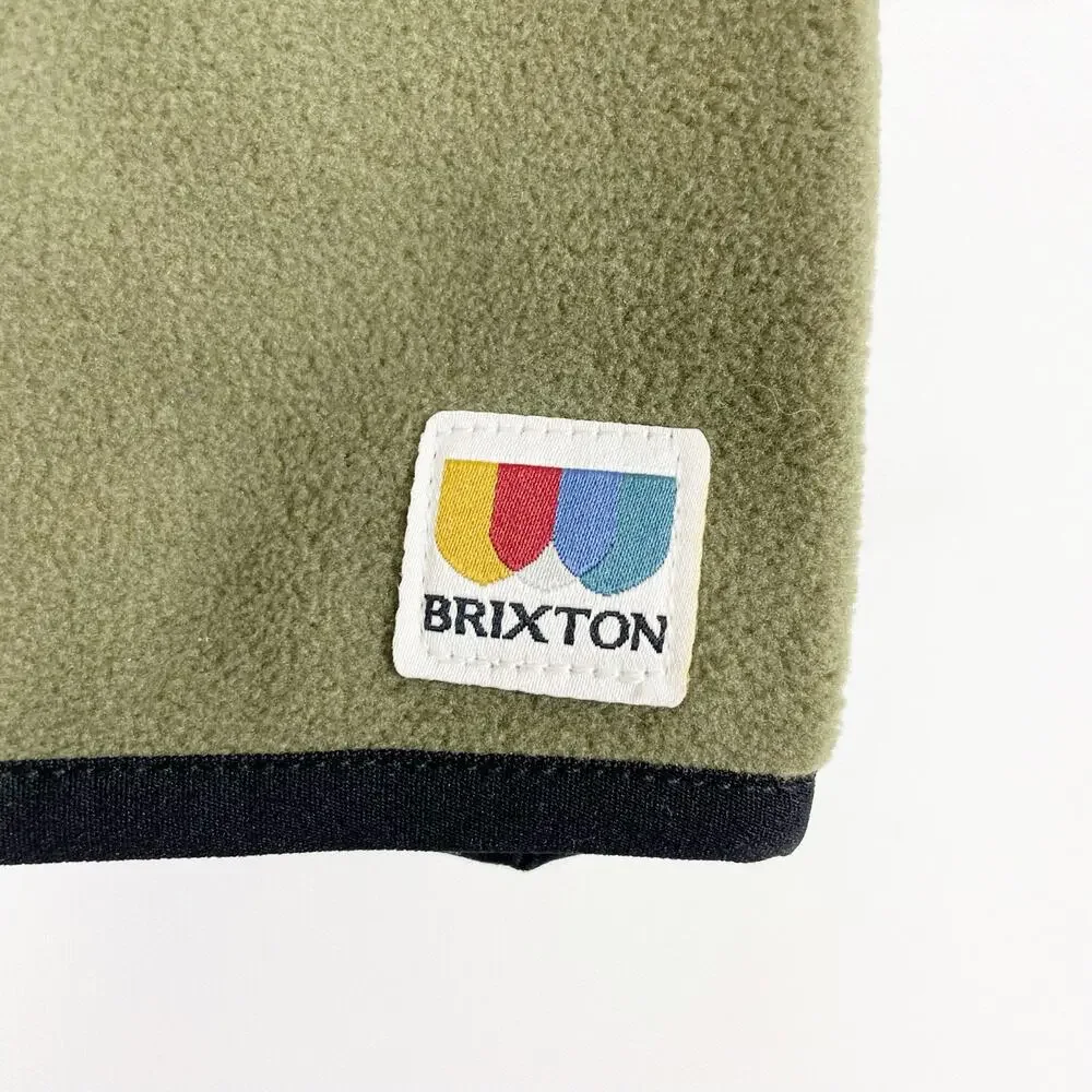 Brixton Artic Fleece Gaiter Unisex OS Olive Green Outerwear Scarf NWT $24